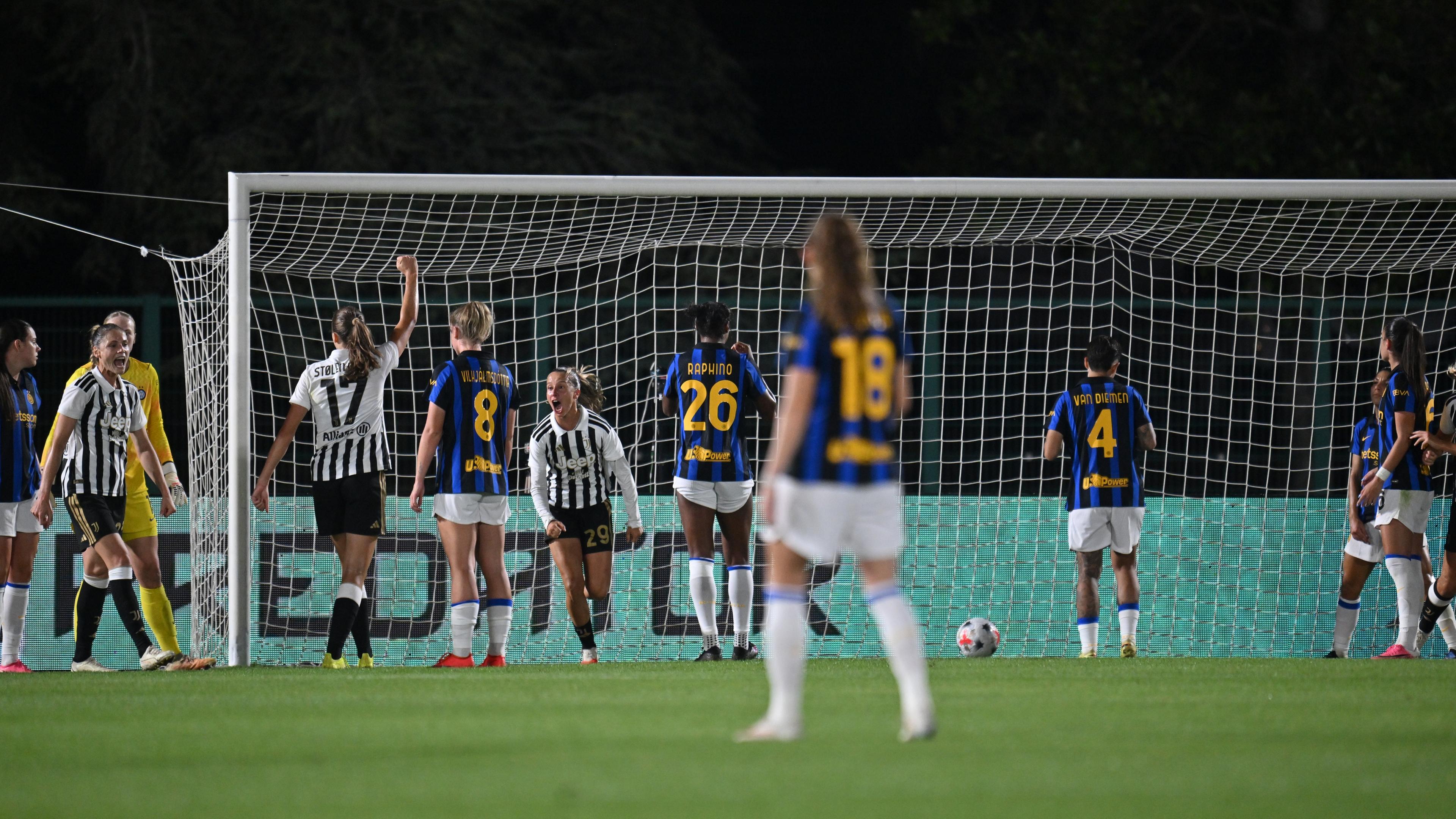 La Juventus vola in finale di Serie A Women’s Cup! Inter ko 1-0, decisivo l’autogol di van Diemen