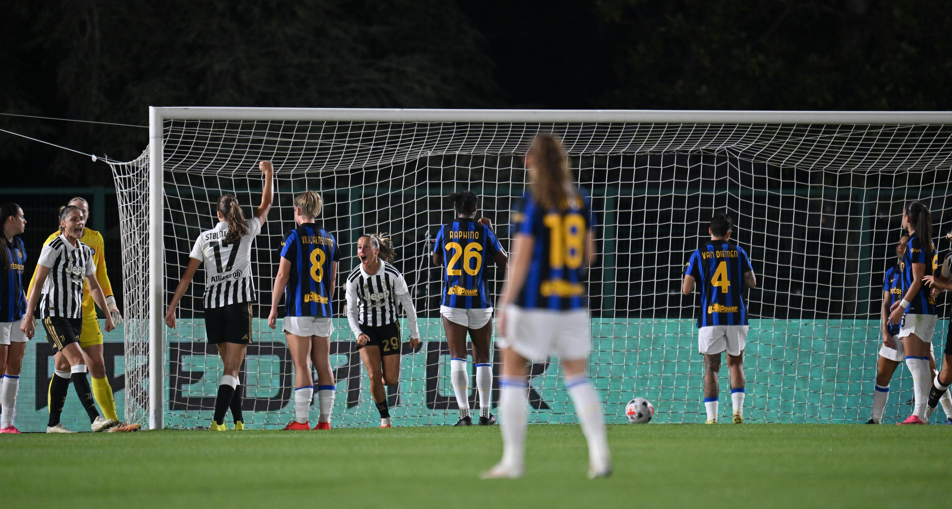 La Juventus vola in finale di Serie A Women’s Cup! Inter ko 1-0, decisivo l’autogol di van Diemen