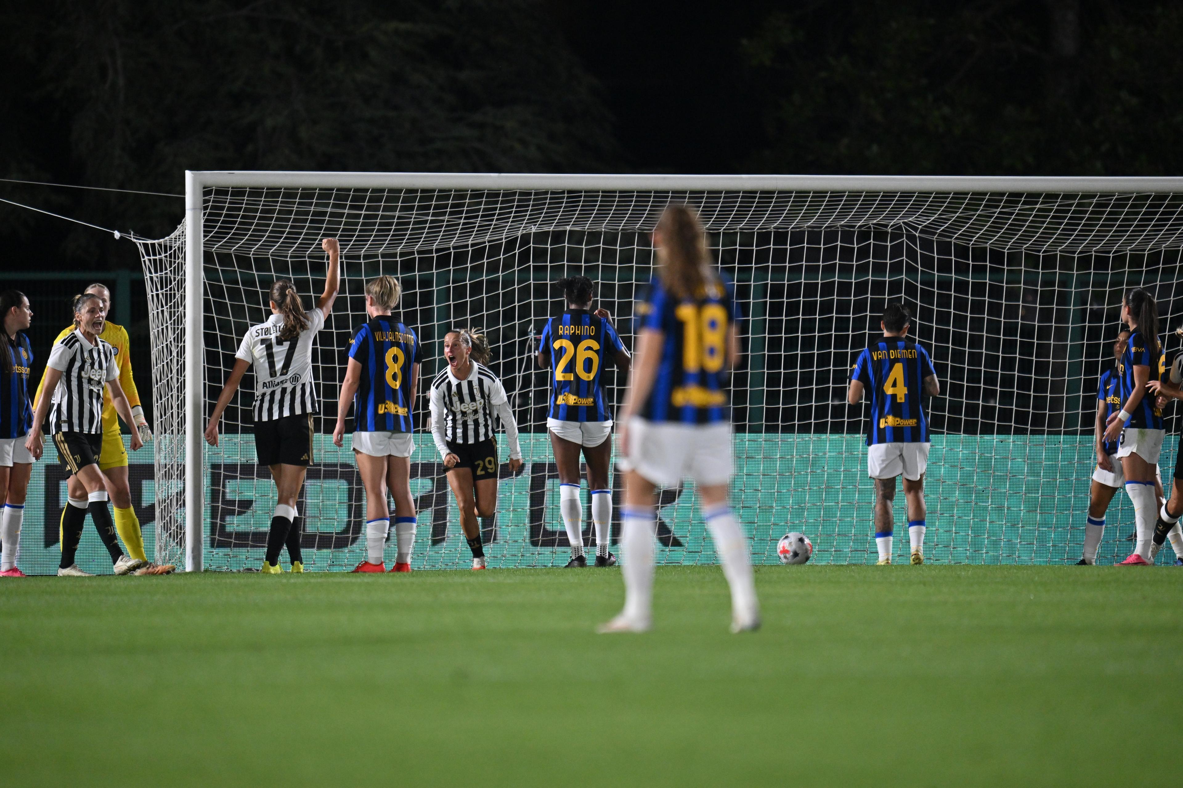 La Juventus vola in finale di Serie A Women’s Cup! Inter ko 1-0, decisivo l’autogol di van Diemen