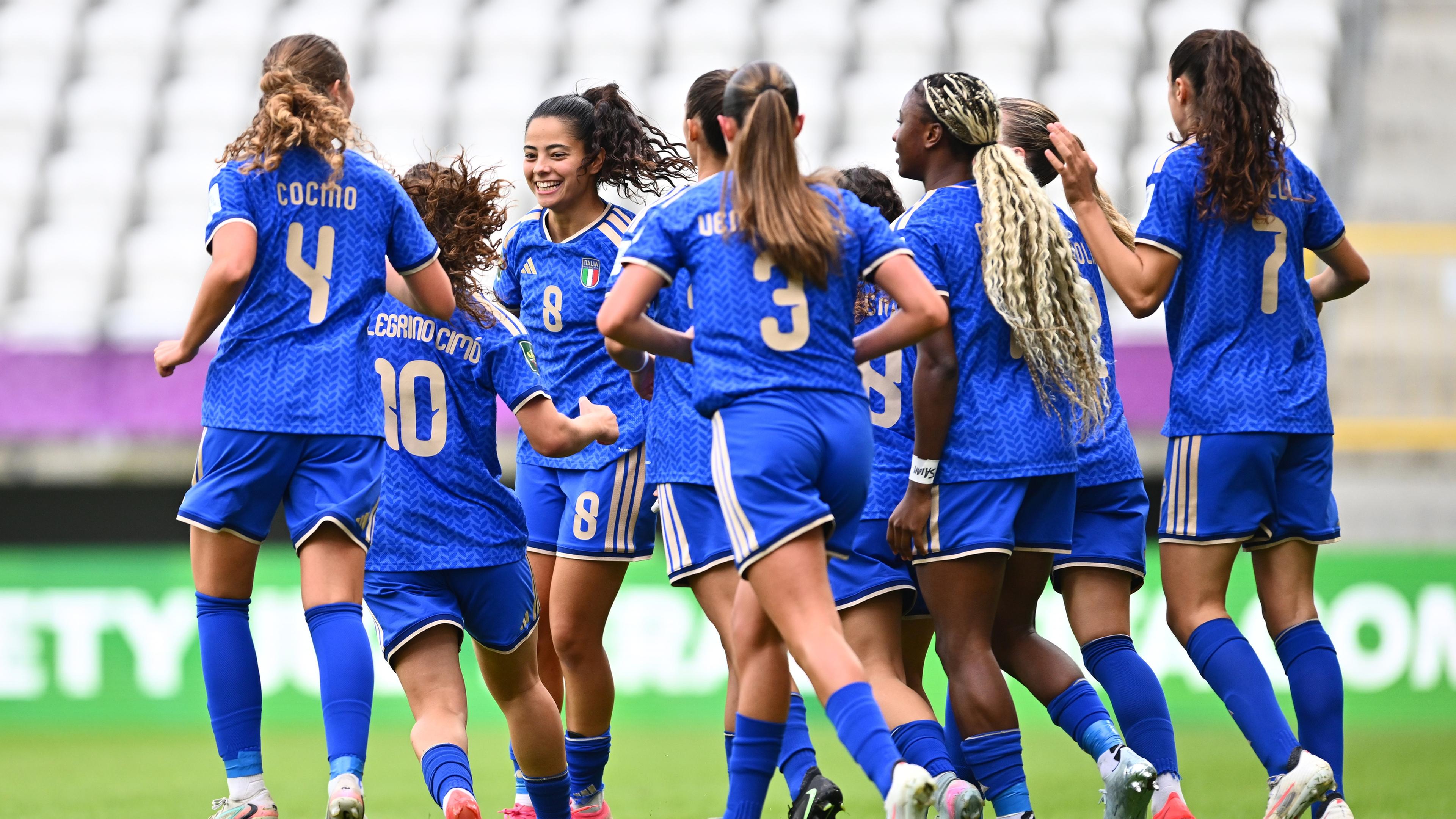 Mondiale femminile Under 20, definito il tabellone della fase a eliminazione diretta: agli ottavi sarà Italia-Cina