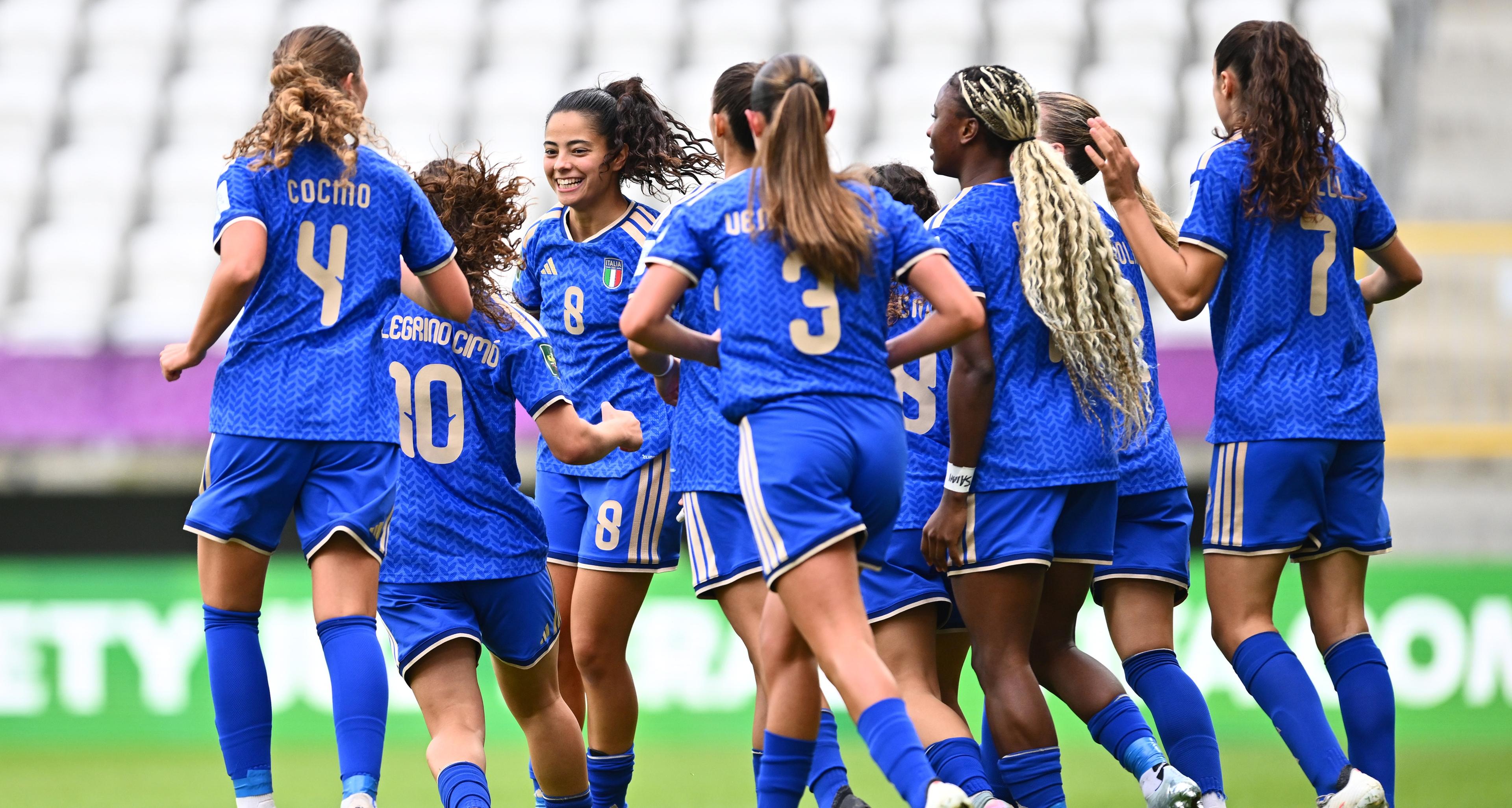 Mondiale femminile Under 20, definito il tabellone della fase a eliminazione diretta: agli ottavi sarà Italia-Cina