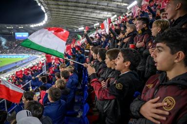 Italia-Belgio: all’Olimpico anche 4.000 bambini delle scuole e delle società calcistiche del territorio