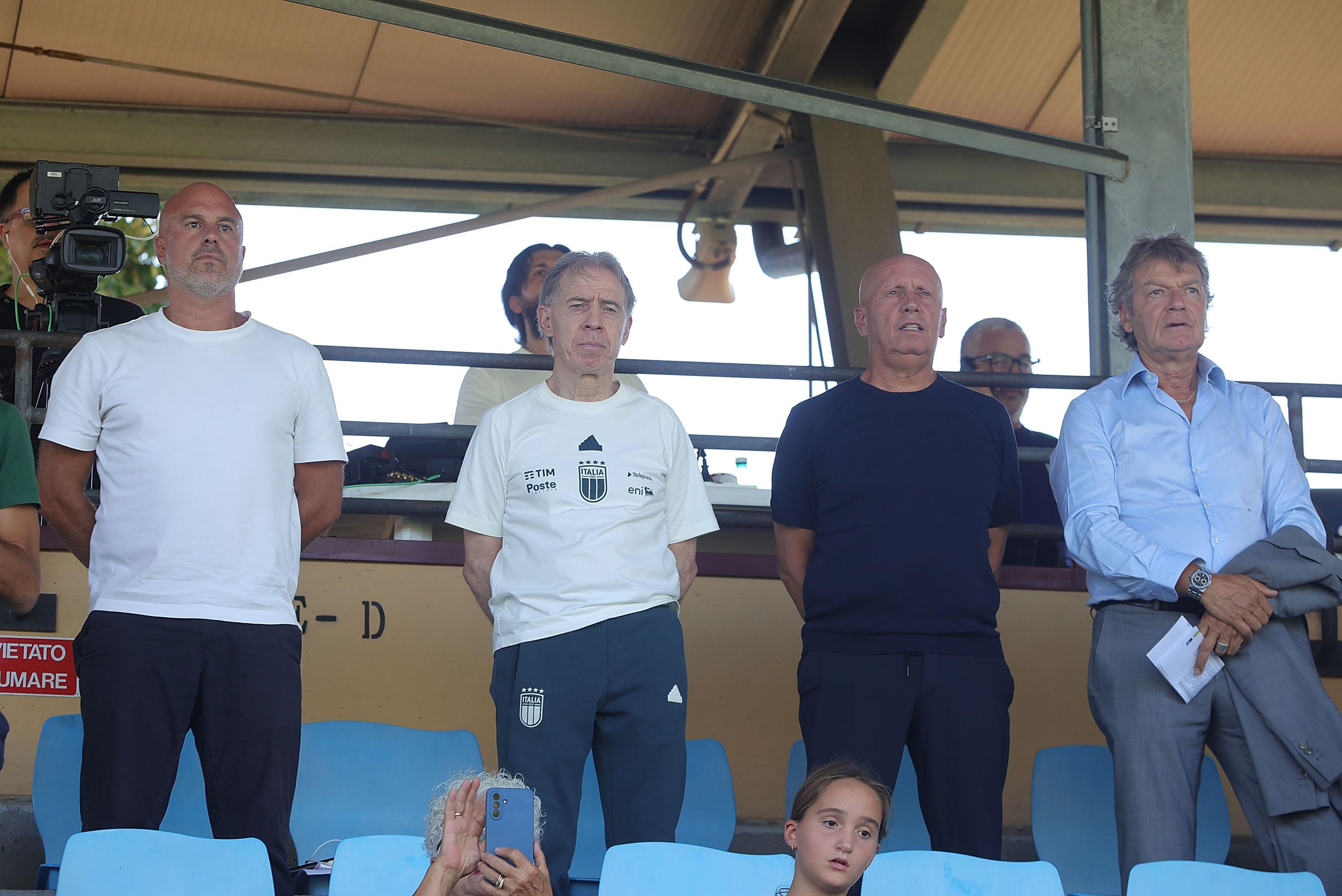 Andrea Soncin, Daniele Zoratto, Maurizio Viscidi e Giancarlo Antognoni
