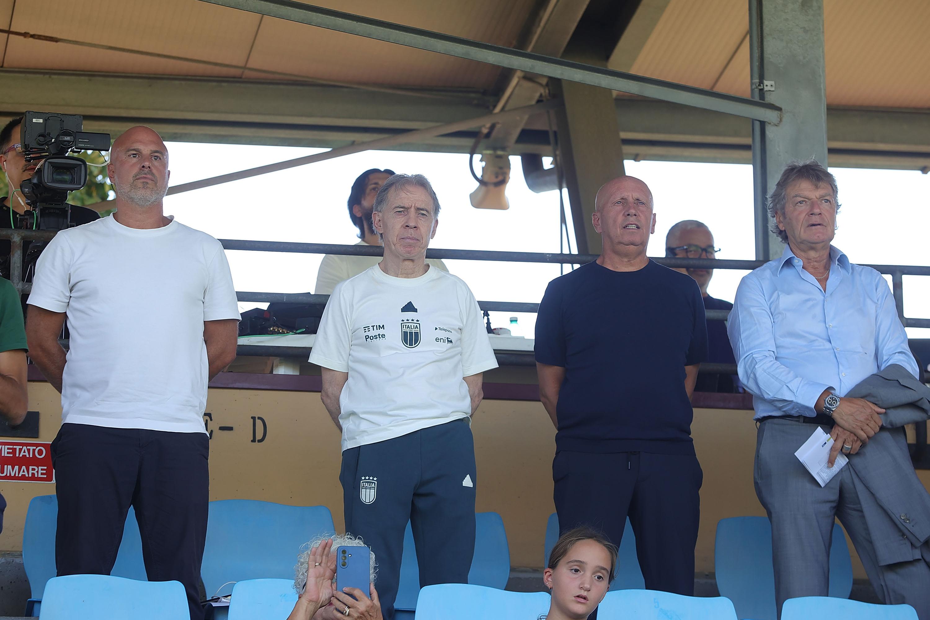 Andrea Soncin, Daniele Zoratto, Maurizio Viscidi e Giancarlo Antognoni
