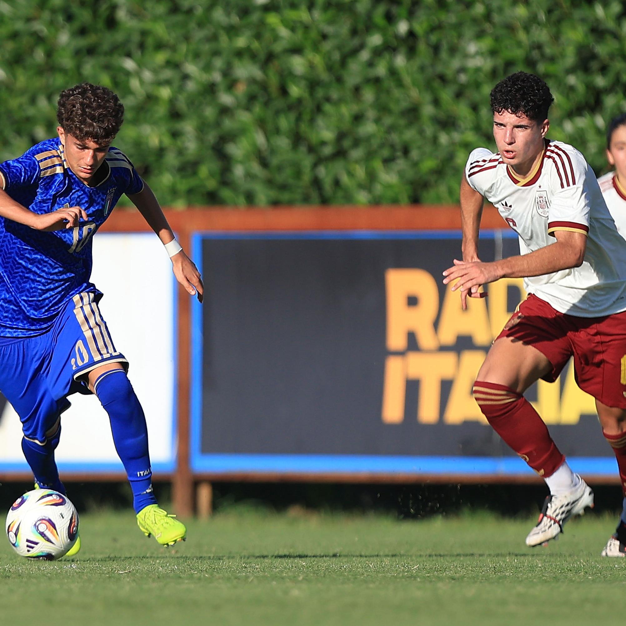 Azzurrini suffer second defeat of the season as Spain win 5-1