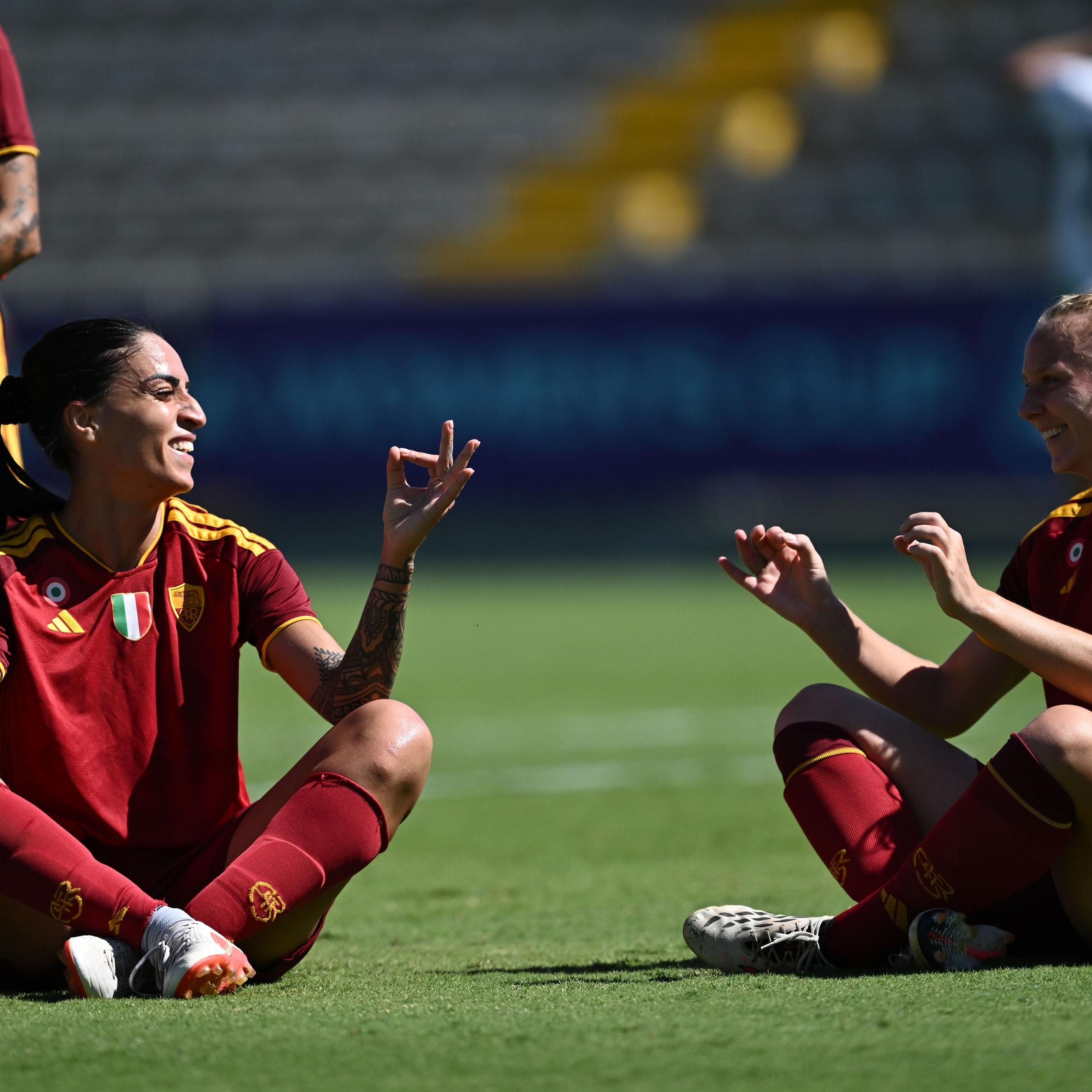 Roma straripante, 7-1 al Sassuolo: anche le giallorosse in finale di Serie A Women's Cup