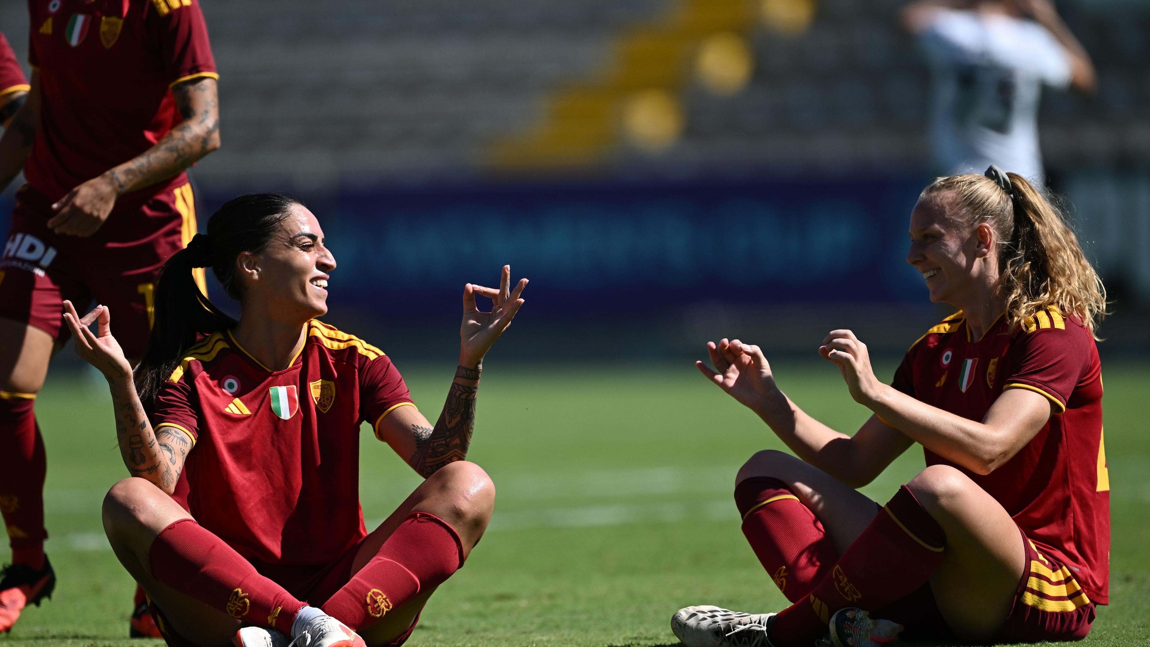 Roma straripante, 7-1 al Sassuolo: anche le giallorosse in finale di Serie A Women's Cup