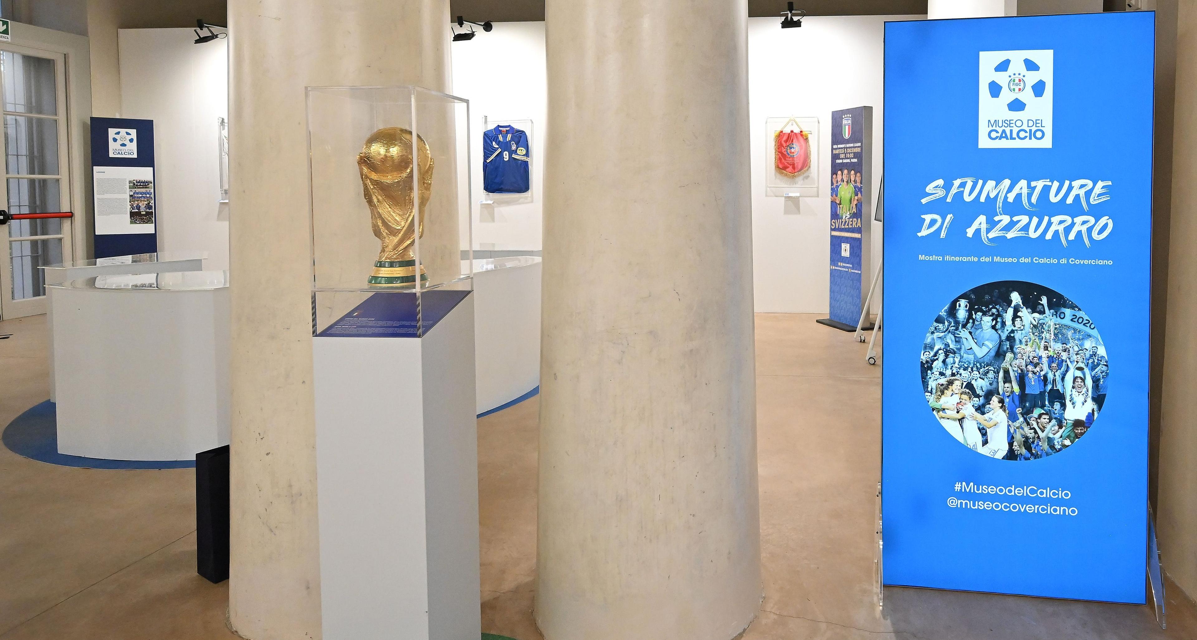 ‘Sfumature d’Azzurro’ fa tappa a Pescara: dal 1° al 5 ottobre in mostra i cimeli del Museo del Calcio di Coverciano