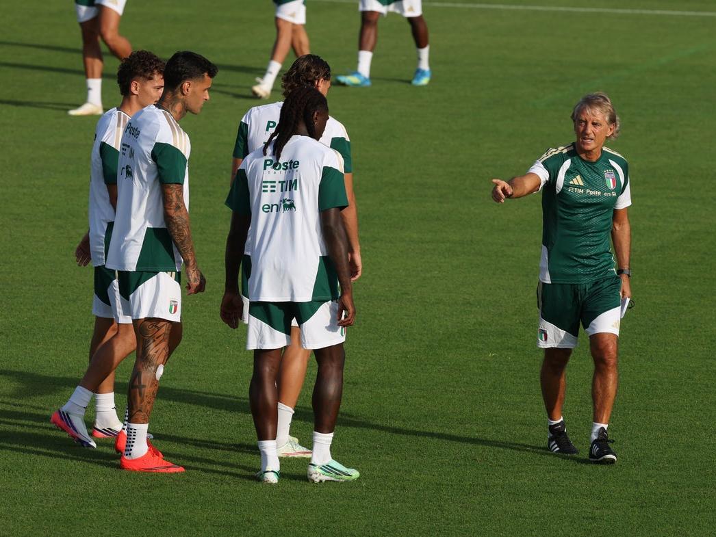 Nazionale A: prima seduta di allenamento per gli Azzurri a Coverciano