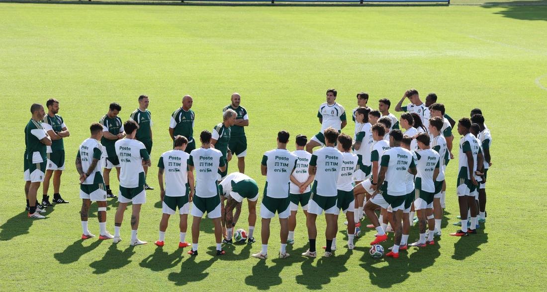 Nazionale A: la rifinitura degli Azzurri alla vigilia del match con il Belgio