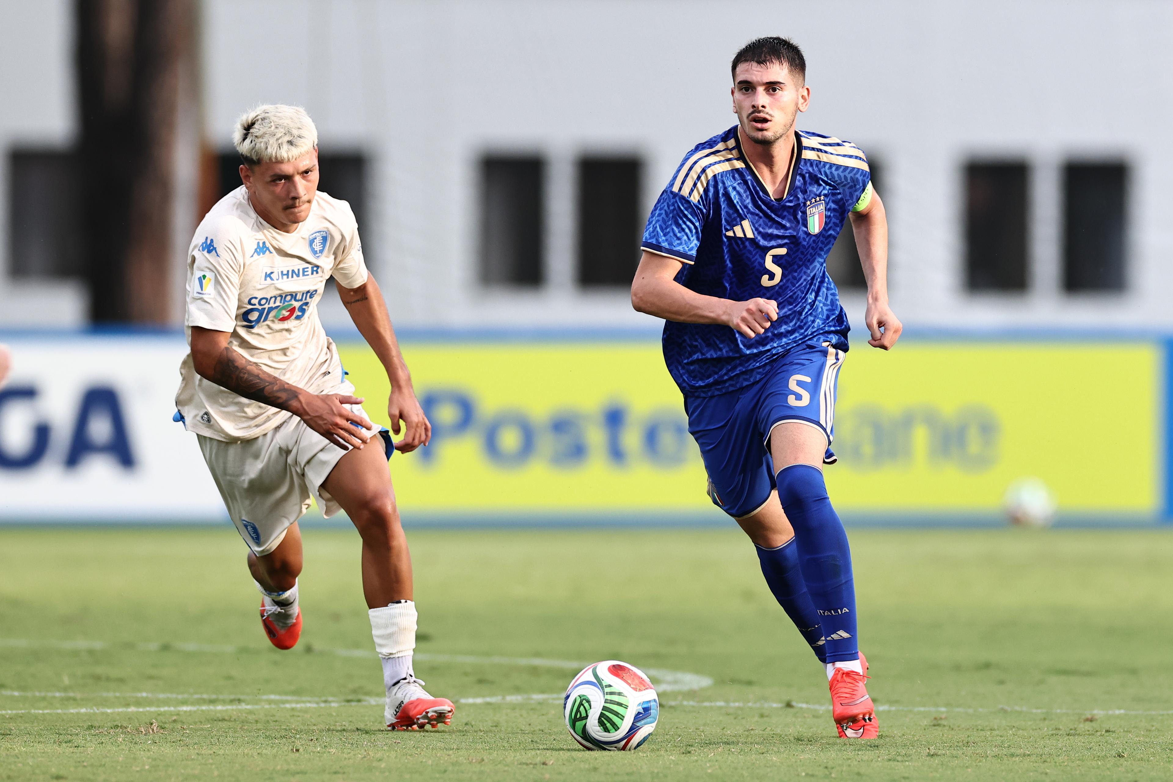 Lipani in action in today’s friendly