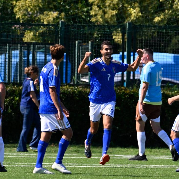 I tifosi Azzurri vincono il 'fan match' con i sostenitori del Belgio