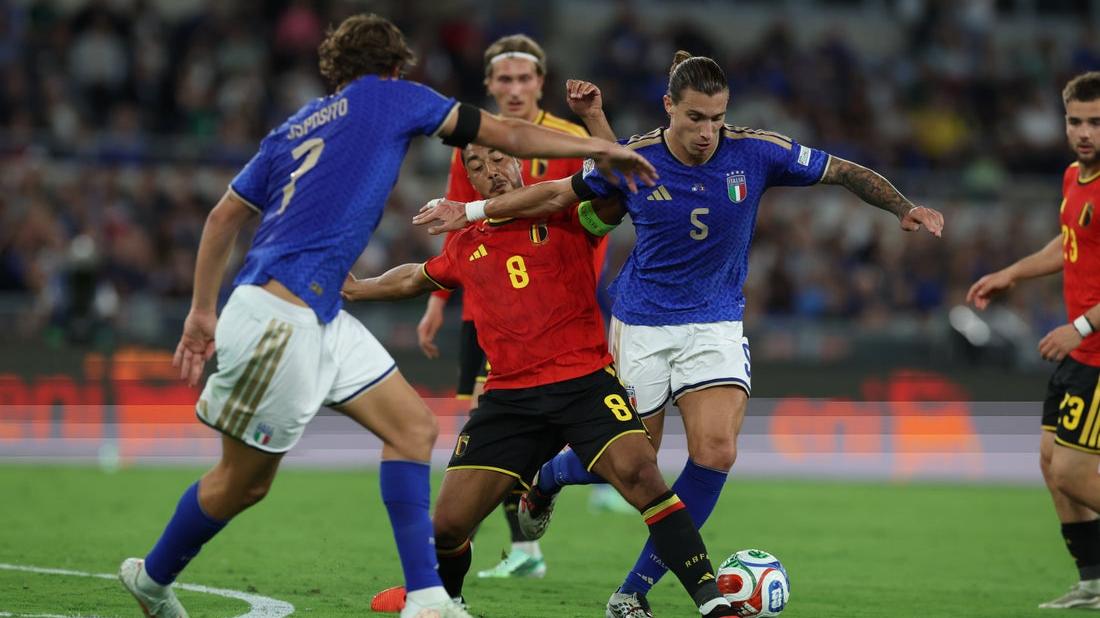 Nazionale A: Azzurri sconfitti dal Belgio all'esordio in Nations League