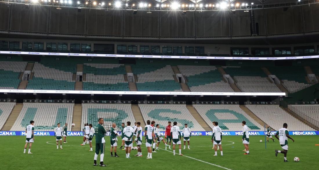 Senior national team: final training session at the Atatürk Spor Kompleksi in Bursa