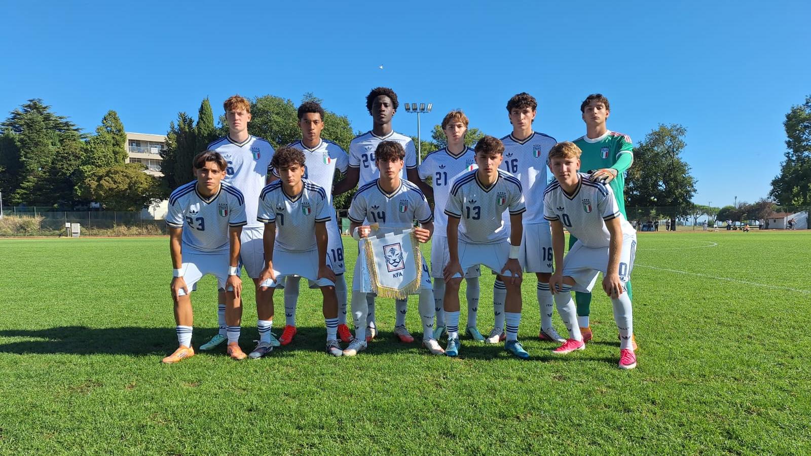 Azzurrini show all’Istria Youth Cup: 5-2 alla Corea del Sud. Pasqual: “È stato un buon test”
