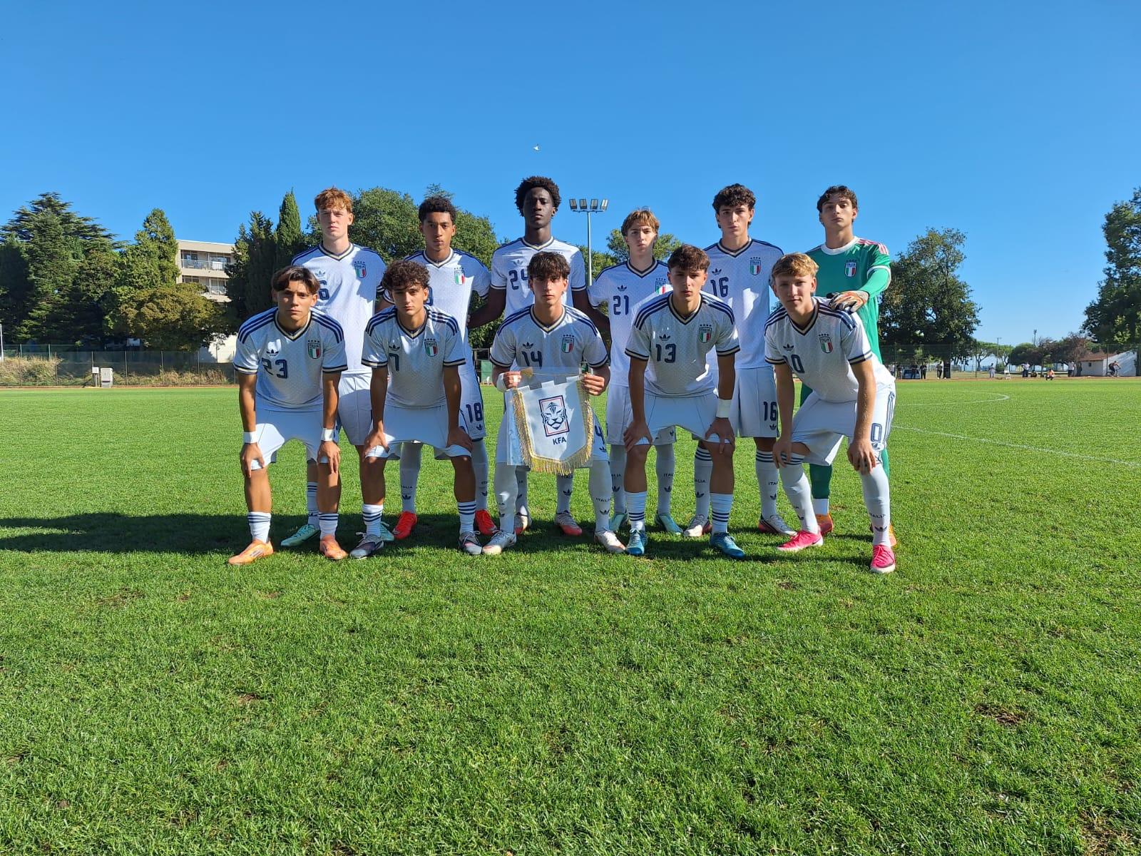 Azzurrini show all’Istria Youth Cup: 5-2 alla Corea del Sud. Pasqual: “È stato un buon test”