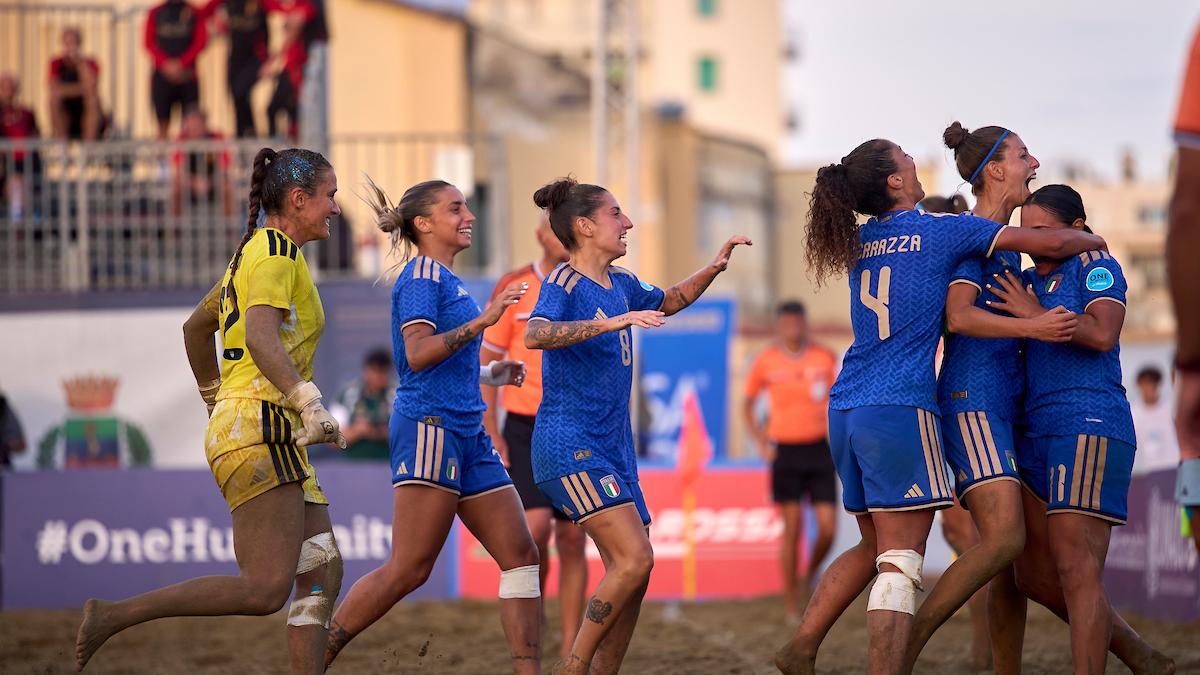 Mundialito beach soccer: le Azzurre in Andalucia per il torneo con Spagna, Brasile e Ucraina