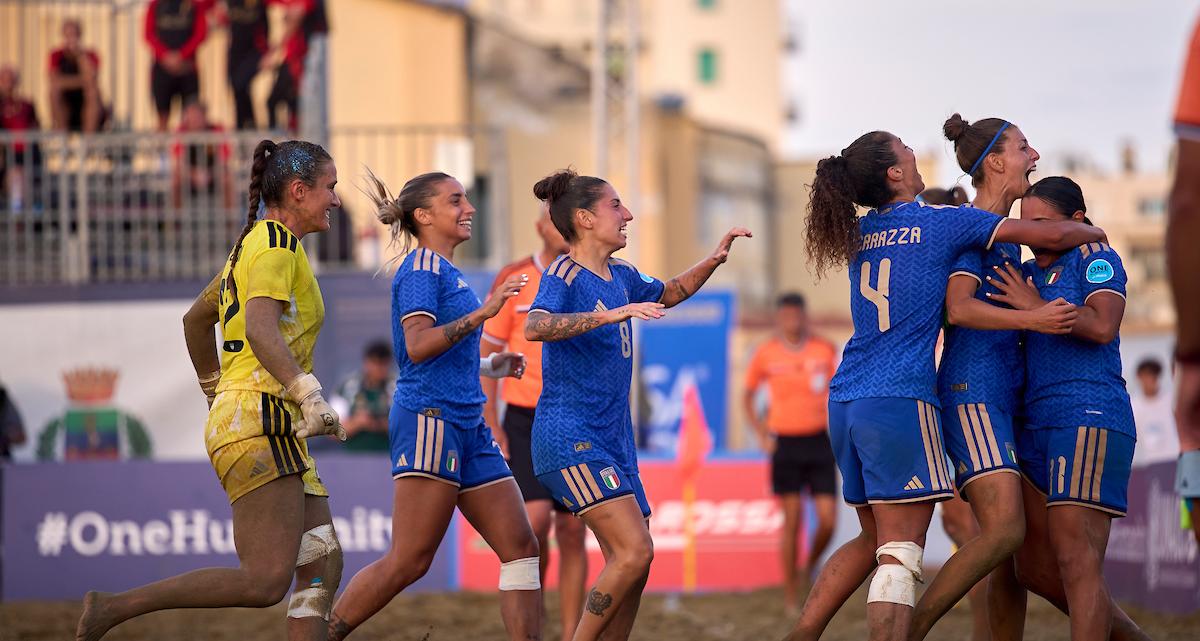 Mundialito beach soccer: le Azzurre in Andalucia per il torneo con Spagna, Brasile e Ucraina
