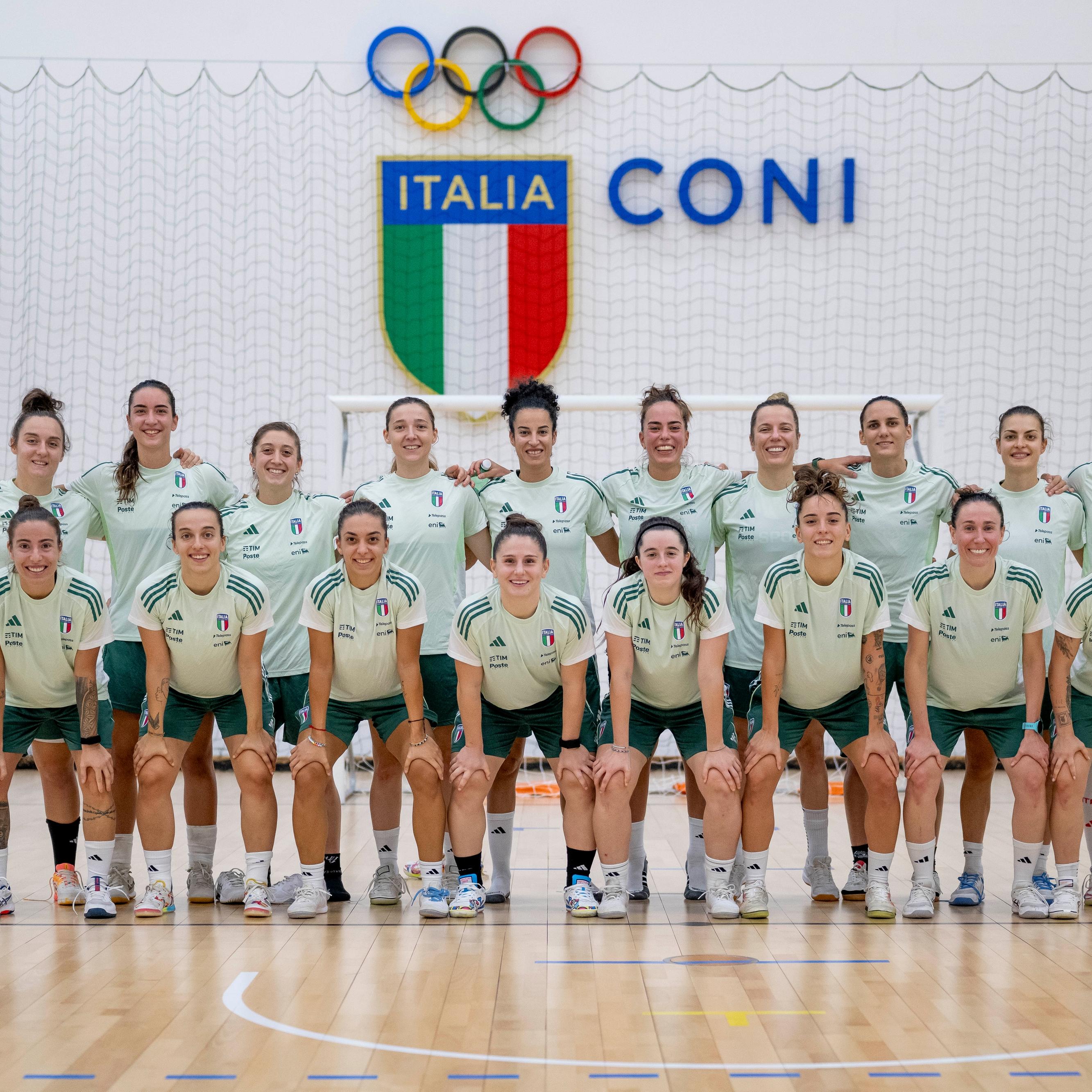 Nazionale femminile futsal: concluso il raduno al 'Giulio Onesti' prima del girone Europeo
