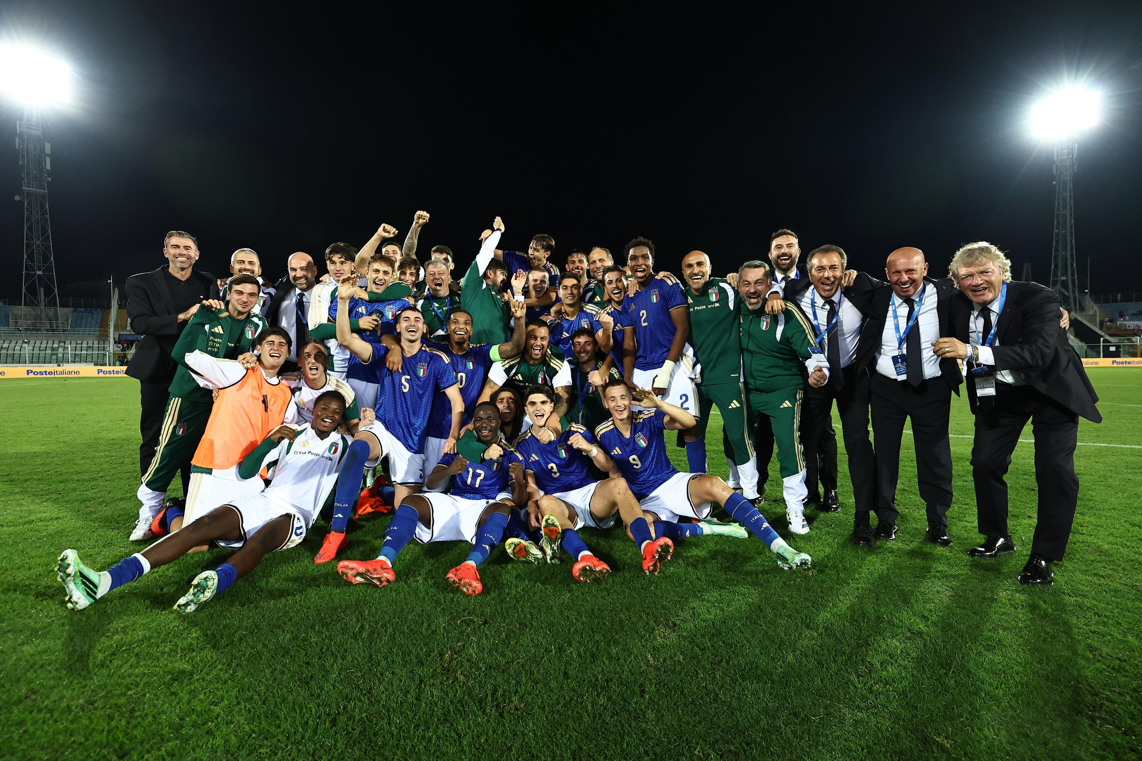 Italia, 6 fantastica! Azzurrini irresistibili, a Pescara sorpasso sulla Polonia e qualificazione diretta alla fase finale dell’Europeo