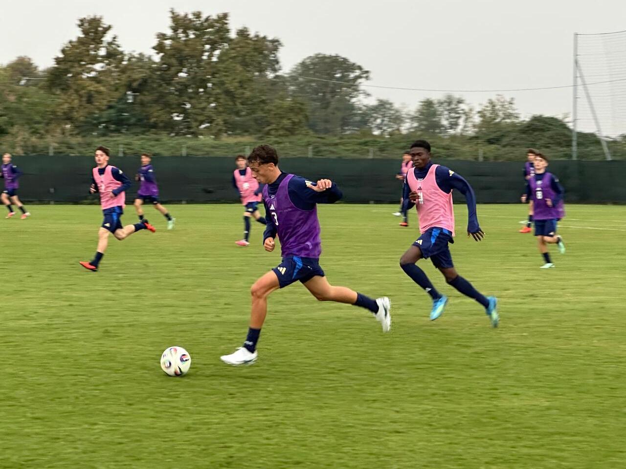 Al via lo stage di Novarello: prima seduta di allenamento per gli Azzurrini di Enrico Battisti