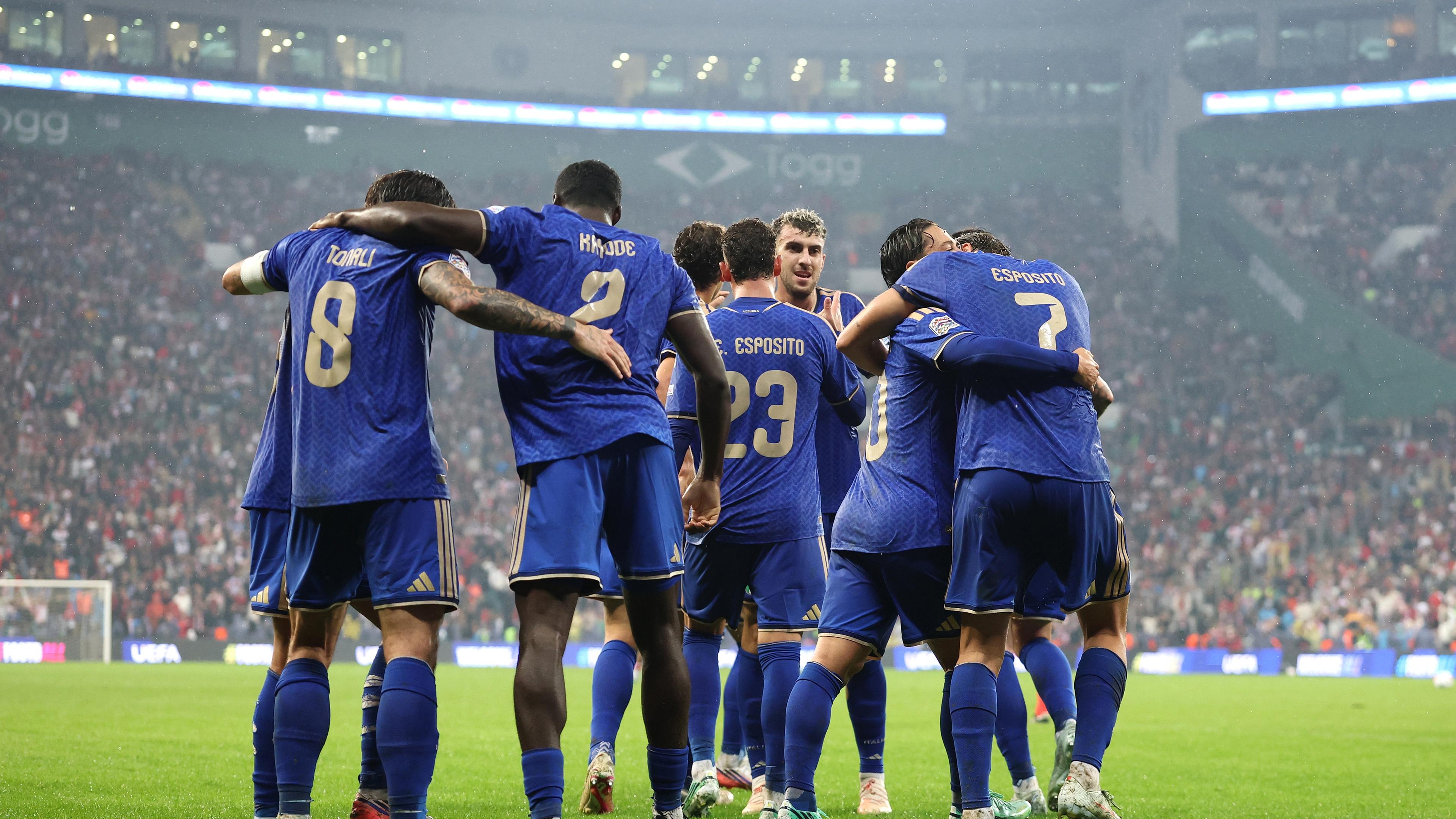 FIFA Ranking: Italy remain 15th as Spain stay top