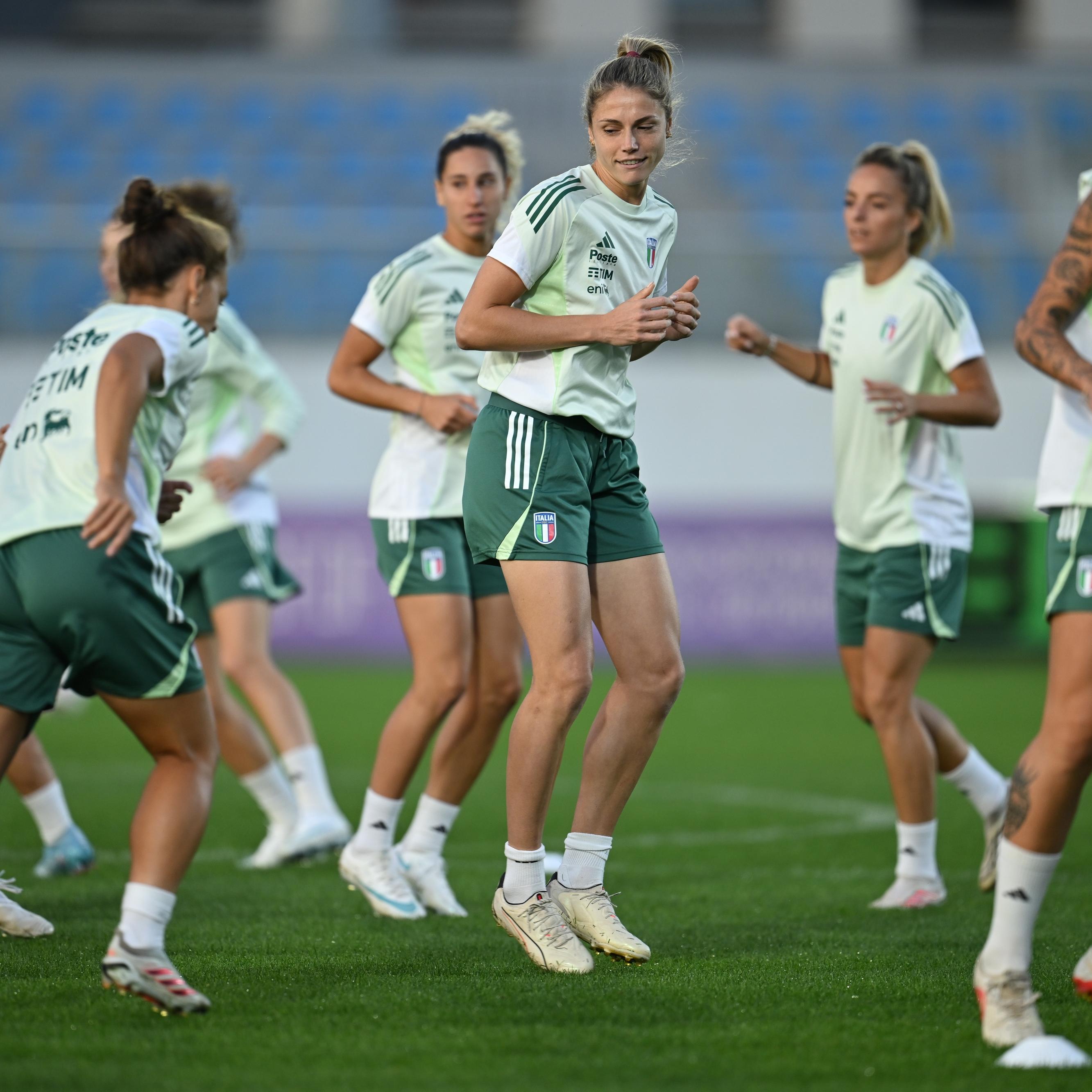 Nazionale Femminile: la rifinitura al 'David Petriashvili' di Tbilisi