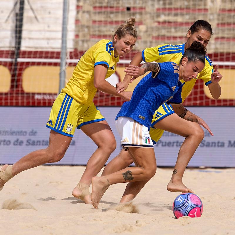 Mundialito, le Azzurre pagano le fatiche con Brasile e Spagna e chiudono con un ko con l’Ucraina