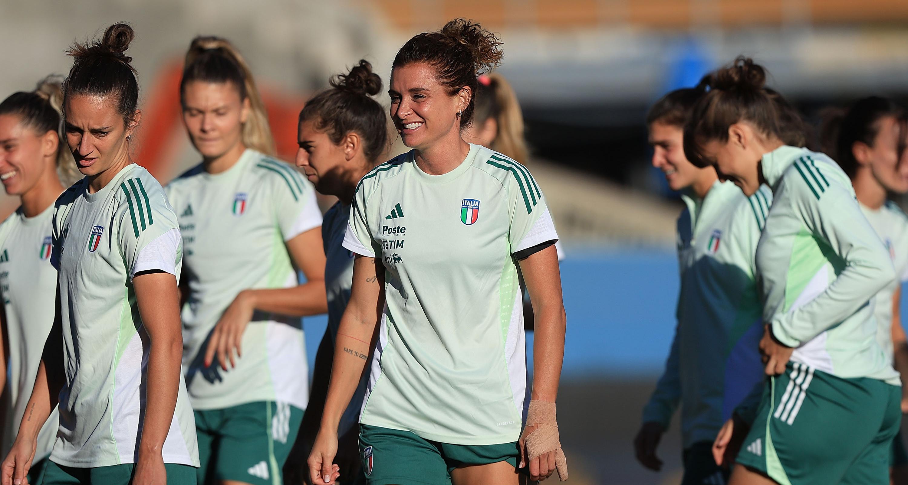 Verso la nuova sfida con la Bielorussa: la rifinitura della Nazionale Femminile al 'Franchi'
