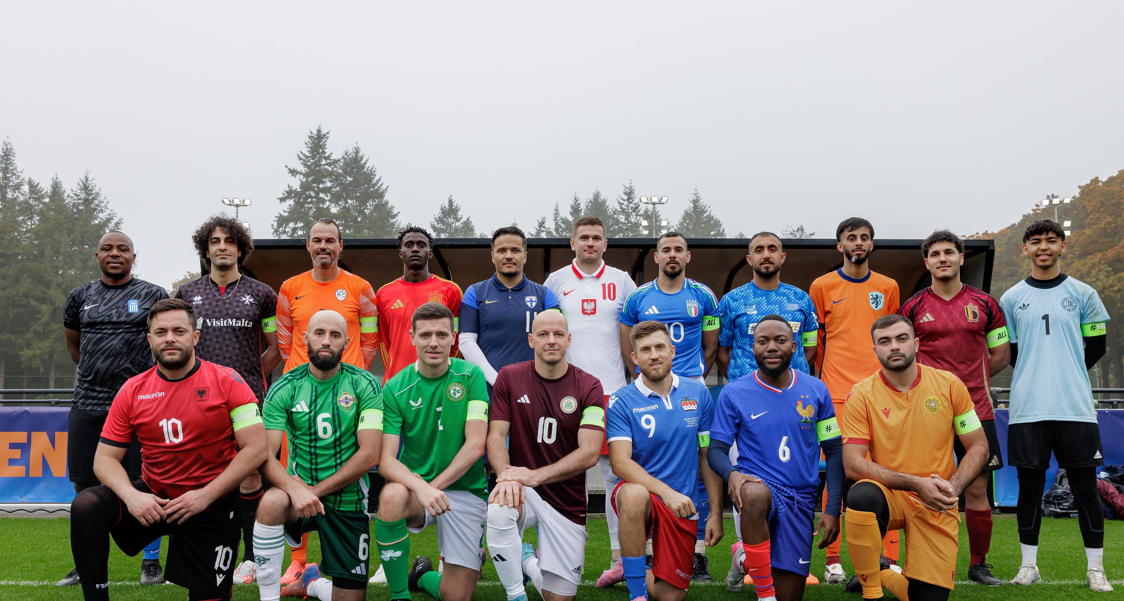 Tutto pronto per la Unity EURO Cup 2026 del 15 ottobre a Coverciano, con l'Italia tra le 22 squadre protagoniste