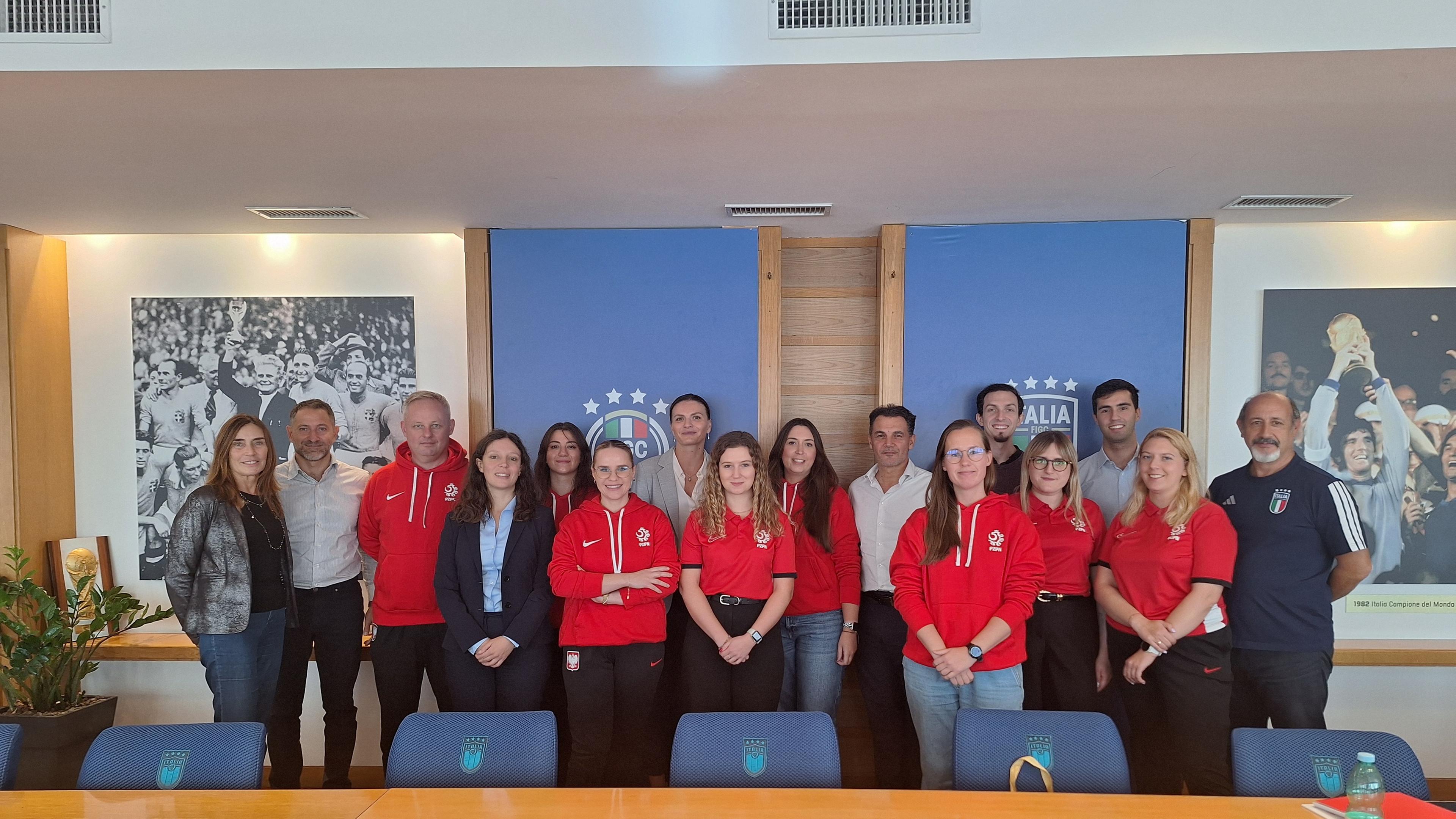 A via Allegri l’incontro con la Federcalcio polacca all’interno del progetto ‘Erasmus+ mobility programme’