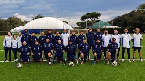 Calcio Amputati: la Nazionale si è radunata a Tirrenia in preparazione al Mondiale di novembre