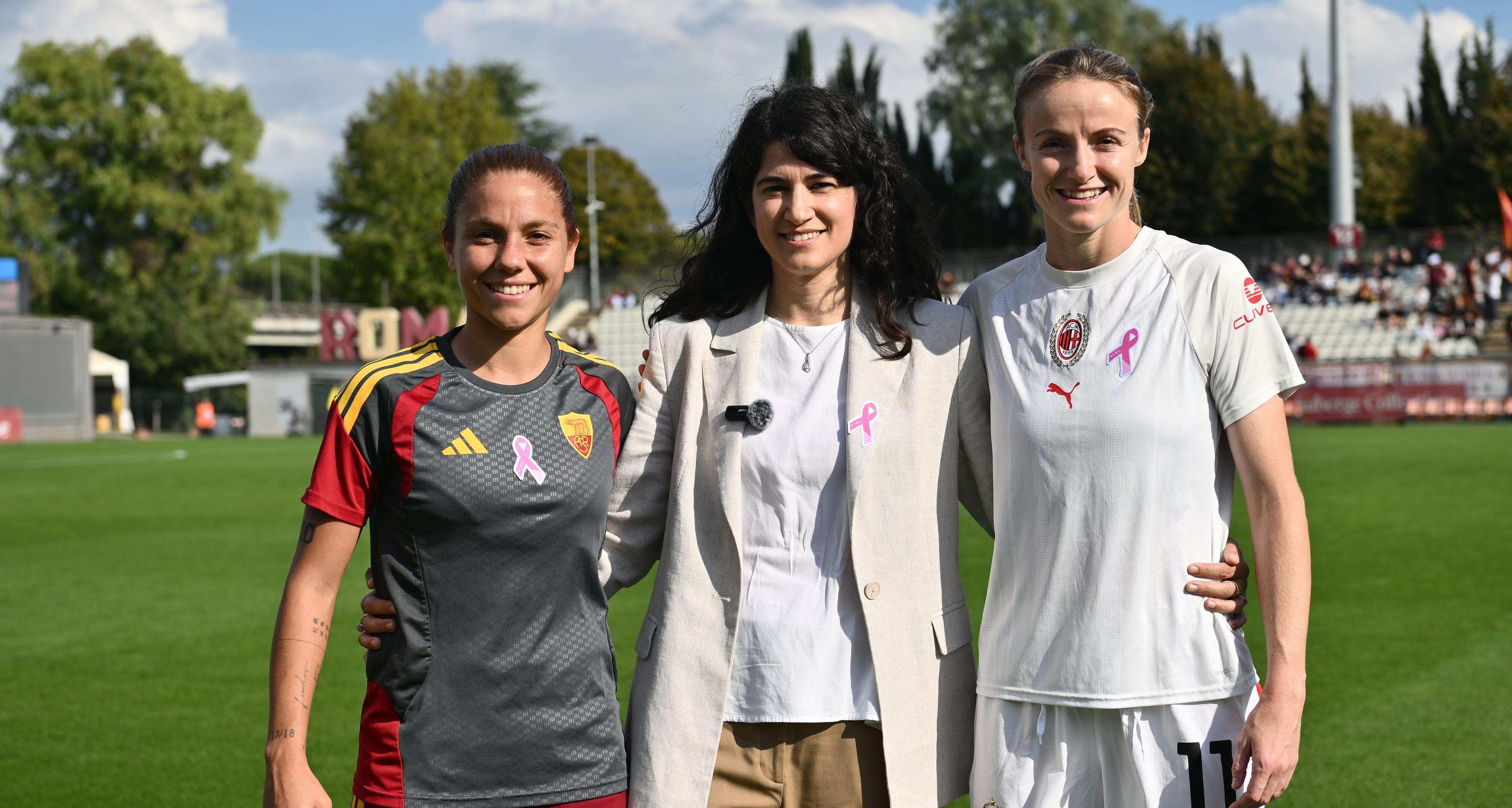 Serie A Women in campo con AIRC: due ricercatrici ospiti a Sassuolo e Roma. “Importante parlare di prevenzione dei tumori anche alle nuove generazioni”