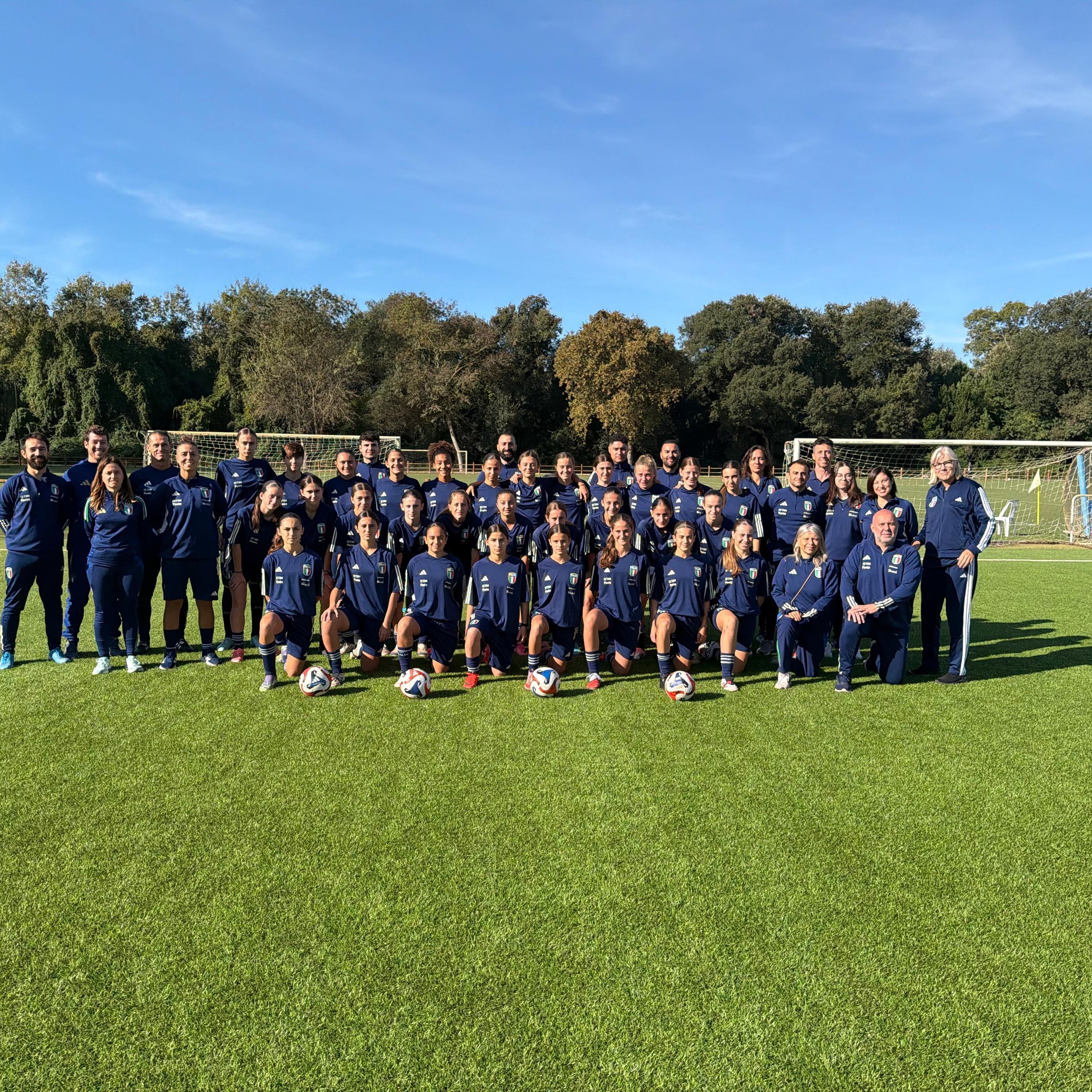 Calcio+ Under 15 Femminile, a Tirrenia cinque giorni di sport, formazione e valori azzurri