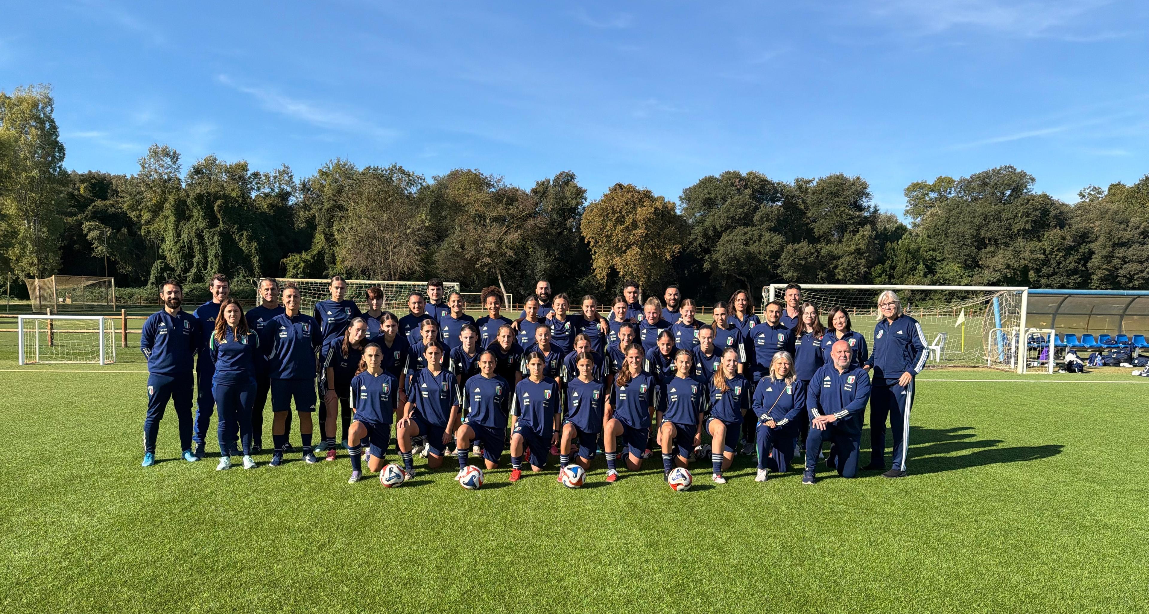 Calcio+ Under 15 Femminile, a Tirrenia cinque giorni di sport, formazione e valori azzurri