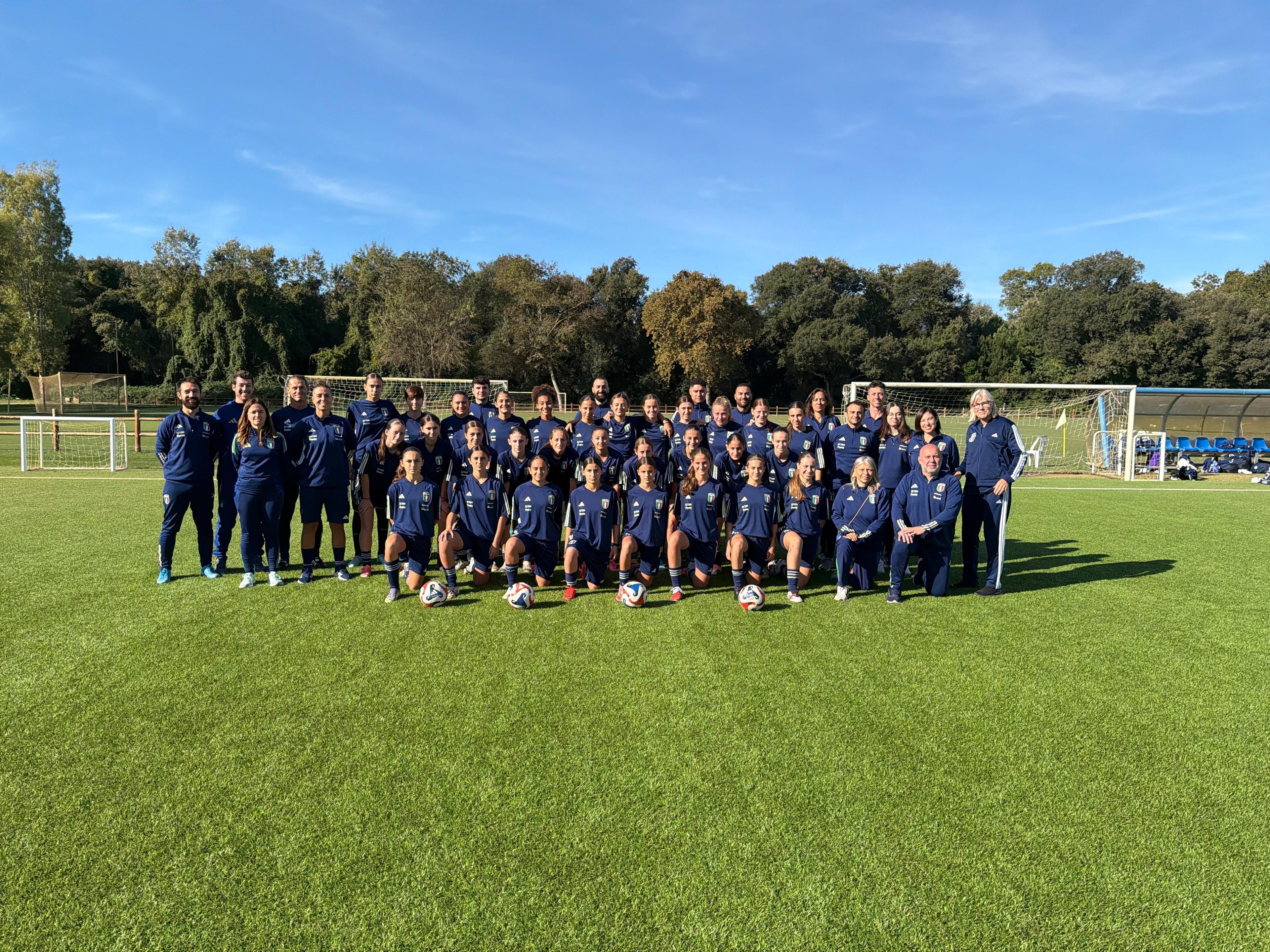 Calcio+ Under 15 Femminile, a Tirrenia cinque giorni di sport, formazione e valori azzurri