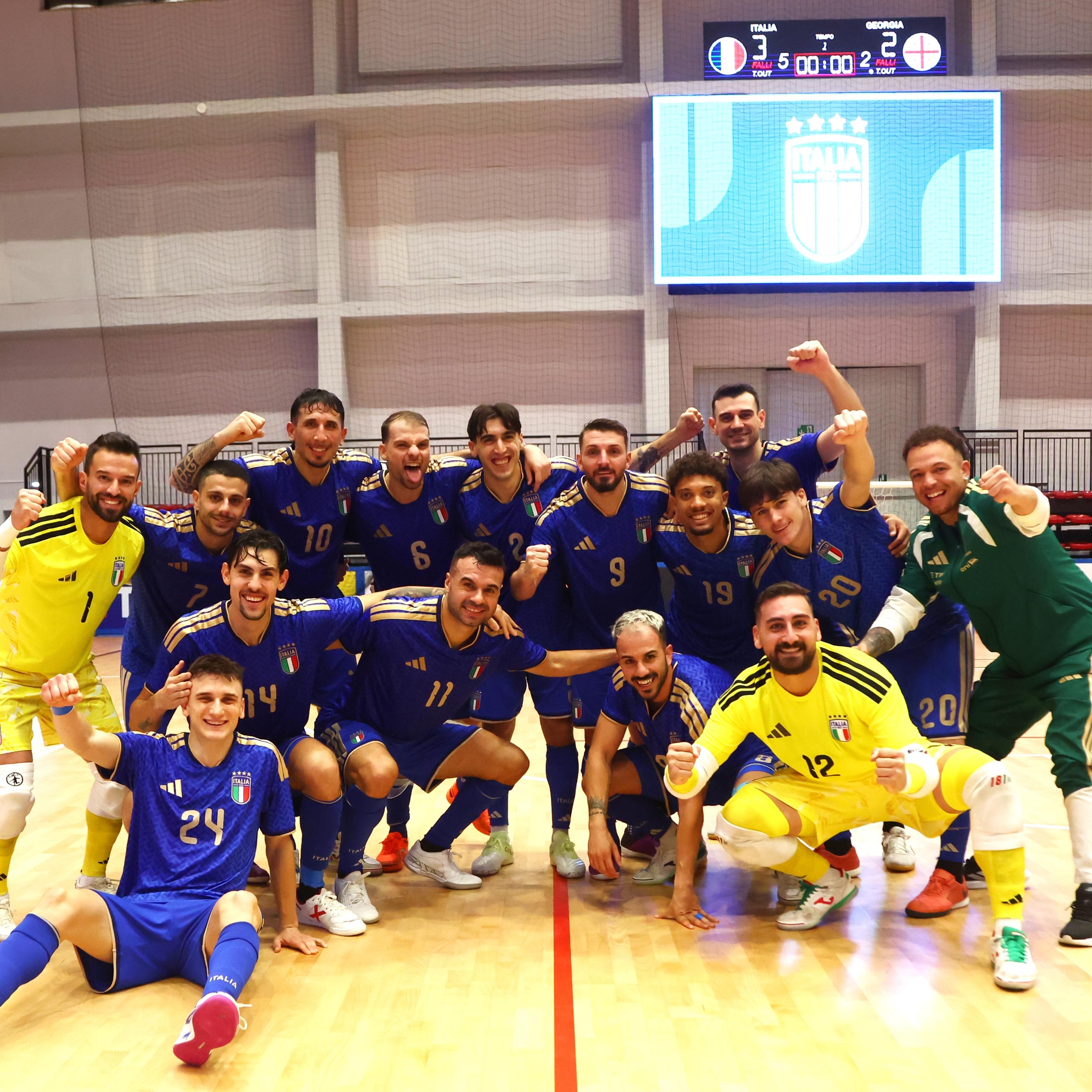 Nazionale futsal: esordio ok nel Main Round che porta alla Coppa del Mondo