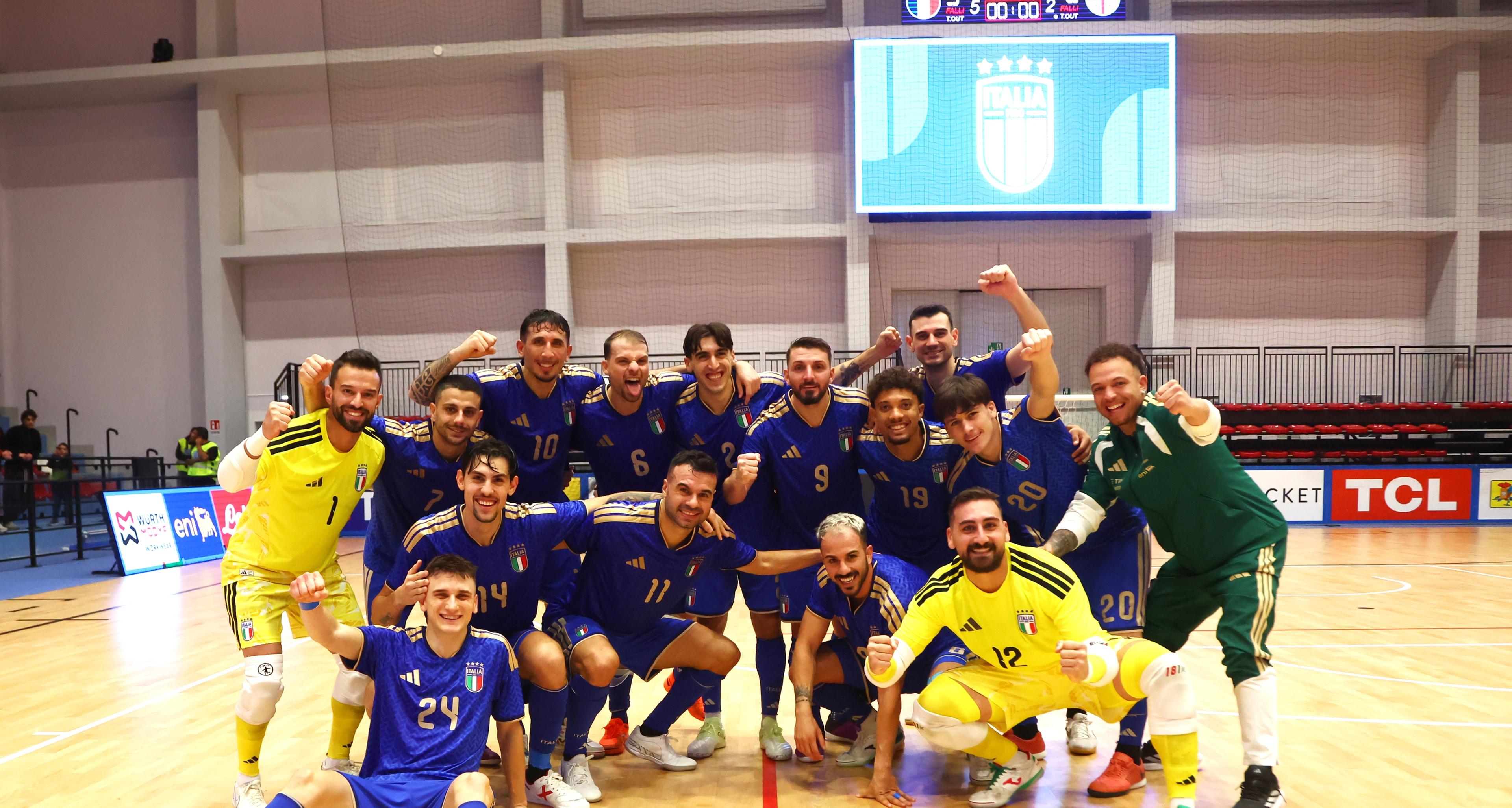 Nazionale futsal: esordio ok nel Main Round che porta alla Coppa del Mondo