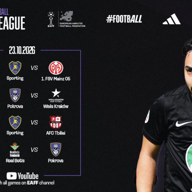Manca pochissimo alla Finale di Champions di Calcio Amputati: appuntamento a Fano dal 23 al 25 ottobre