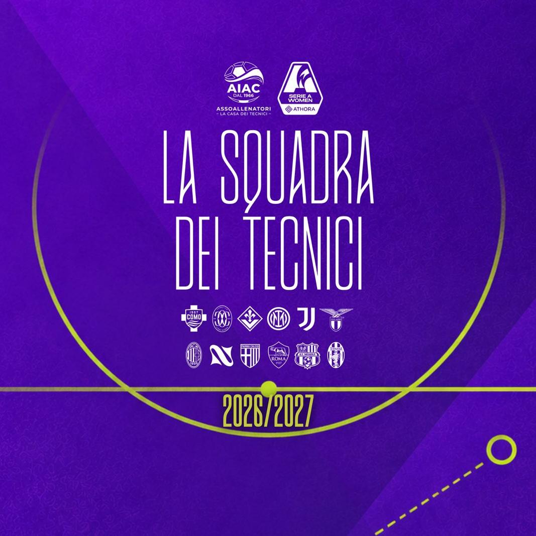 “La squadra dei tecnici”: sui social di AIAC e Serie A Women tutti gli staff tecnici dei 12 club di Serie A