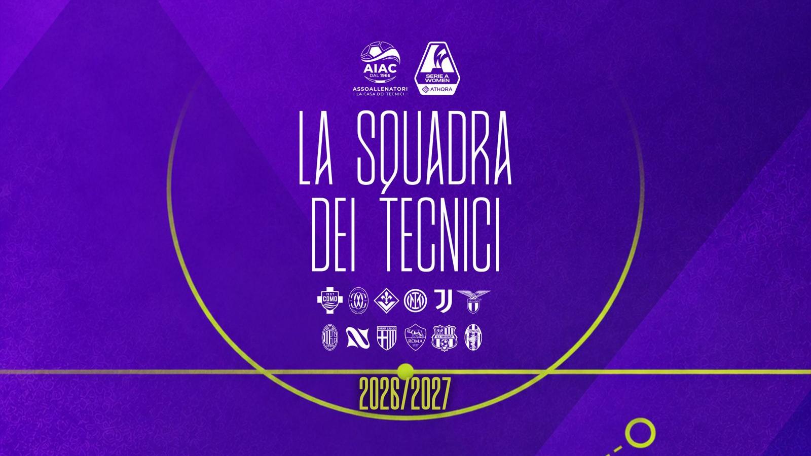 “La squadra dei tecnici”: sui social di AIAC e Serie A Women tutti gli staff tecnici dei 12 club di Serie A